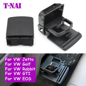 제타 골프 GTI MK5 MK6 EOS 래빗 카, 블랙 후면 팔걸이 중앙 콘솔 컵 거치대, 폭스바겐 2006-2011 1K0862532 1K0862532C 용