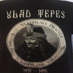 Vlad Tepes 오리지널 드라큘라 티셔츠, 양면