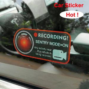 자동차 창 스티커 레코더 로고 데칼 for Tesla BMW Benz 현대 혼다 도요타 렉서스 포드 기아 르노 푸조 아우디 액세서리