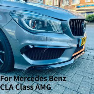 메르세데스 벤츠 CLA 클래스 W117 C117 CLA45 CLA200 220 250 AMG 2013-2015 바디 키트 튜닝 액세서리 용 앞 범퍼 립 스포일러