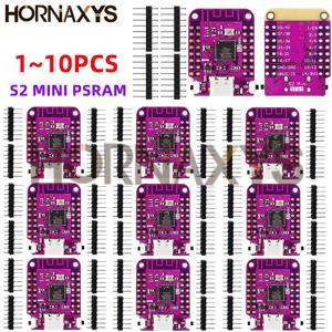 1-10PCS/ESP32 S2 미니 V1.0.0 - LOLIN WIFI IOT 보드 기반 ESP32-S2FN4R2 ESP32-S2 4MB 플래시 2MB PSRAM WIFI MicroPython Arduino