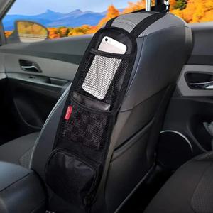 자동차 시트 사이드 정리함, 자동차 시트 보관 행잉 백, 휴대폰 음료 물건 거치대, 메쉬 포켓 포함, SUV 및 트럭, 신제품