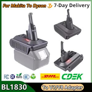Makita BL1830 18V 배터리 용 Turpow 배터리 어댑터-Dyson V7/V8 시리즈 리튬 도구 배터리가 장착 된 Dyson V7/V8 어댑터