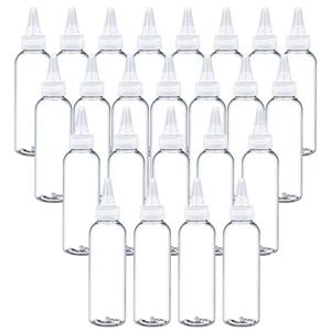 10Pcs 투명 날카로운 입 병 10/30/50/60/100/120ml 플라스틱 짜기 바늘 병 컬러 붙여 넣기 병 잉크 접착제 병