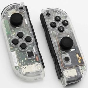 스위치 게임 패드 교체 케이스 투명 투명 쉘 커버 Nintendo Switch Joy-con 컨트롤러 보호용 왼쪽 오른쪽 하우징