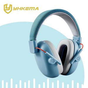 어린이를 위한 YHKEMA 소음 차단 헤드폰, SNR 27dB 자폐증 감각 및 집중력 보조를 위한 안전 소음 감소 귀마개