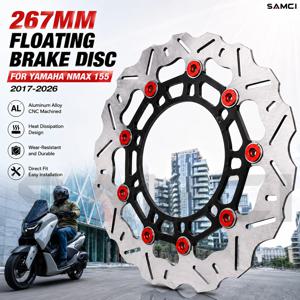 YAMAHA NMAX155 Nmax 155 NMAX 155 수정 브레이크 디스크 267MM 플로팅 디스크 수정 부품 오토바이 부품 2017-2024