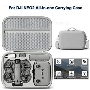 DJI NEO 2 드론용 EVA 휴대용 케이스 정리 가방 보관 가방 하드 쉘 RC-N3 리모컨 보호 숄더 파우치 액세서리