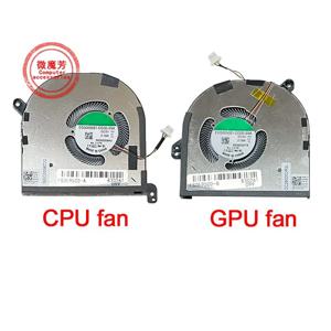 DELL Latitude 14 7400 E7400 XPS 15 9500 9510 9520 Precision 5550 M5500 5560 5570 P91F 용 새 노트북 CPU GPU 냉각 팬