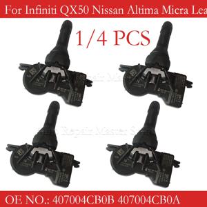 407004 CB0B 407004 CB0A 1/4PCS 자동차 TPMS 타이어 압력 센서 407004 Renault Espace Kadjar Kangoo Koleos Megane 경치 좋은 Tali 용 CB0B