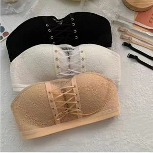 여성용 섹시한 레이스 란제리 패션 브래지어, 스틸 링 없는 여아용 편안한 브래지어