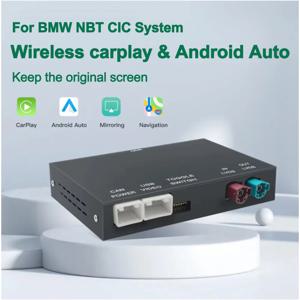 새로운 무선 CarPlay 안드로이드 BMW NBT CIC 시스템 1 2 3 4 5 시리즈 X1 X3 X4 X5 F20 F30 F31 F34 F10 F48 F25 F26 F15 F60 F10 E84