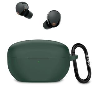 소니 WF-1000XM5 케이스 커버 부드러운 표면 편안한 부드러운 실리콘 보그 심플 스타일 WF 1000xm5 후크가 있는 보호 케이스
