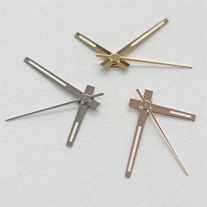 NH35 손 8mm 12mm 12.5mm 시계 손 오이스터 스타일 NH70/NH36/4R/7S 무브먼트 액세서리 용 블루 그린 빛나는 시계 포인터