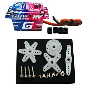 GDW 샤크 방수 브러시리스 디지털 서보, 1/8 1/10 오프로드 차량 TRX4 TRX6 RC 자동차에 적합, IPX896, 43kg 큰 토크