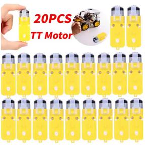 듀얼 샤프트 TT 모터, DC 3-12V 스마트 카 로봇 기어 모터, EMC 스마트 카 섀시, 4 드라이브 자동차 모터 기어 모터 설치, 20-1 개