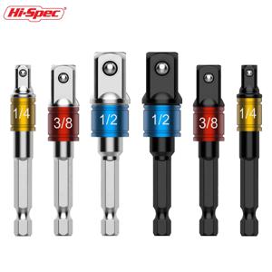 Hi-Spec 임팩트 소켓 어댑터 세트, 래칫 렌치용 거치대 포함, 1/4, 3/8, 1/2 인치 옵션 포함