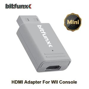 BitFunx Ypbpr to HDMI 컨버터, 닌텐도 Wii NTSC PAL 레트로 게임 콘솔용 미니 HDMI 어댑터, 플러그 앤 플레이