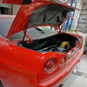 테일게이트 리프트 서포트, 닛산 스카이라인 GT-R BNR34 ER34 쿠페, 스포일러 1999-2002, 84430-AA400, 트렁크 부트 가스 스트럿 스프링