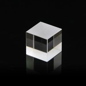 광학 유리 큐브 25.4mm 빔 스플리터 프리즘 반반사 및 반투과 분할 프리즘