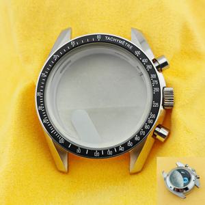VK63 케이스, 39.7mm, 스피드 마스터 VK63 케이스, 문 워치 케이스, 금속 케이스, 문 패턴 뒷면, VK63 크로노그래프 케이스, VK64 케이스에 적합