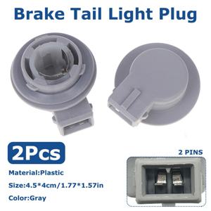 P21W 전구 램프 홀더에 대 한 2Pcs 브레이크 라이트 테일 라이트 플러그 할로겐 라이트 소켓 2Pin 자동 커넥터 램프베이스 전구 홀더 소켓