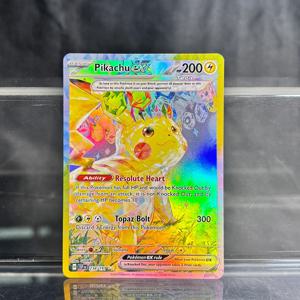 PTCG 프록시 카드 서징 스파크 홀로그램 게임 트레이딩 컬렉션 카드 피카추 라티아스 하이드레이곤 EX 싱글 PKM 포일 카드(SV)