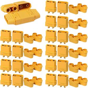 5쌍 XT90 커넥터, XT-90 Male Female Bullet 커넥터, RC Lipo 배터리 모터용 XT90 배터리 커넥터, ESC