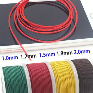 1/1.2/1.5/1.8/2/3mm 나일론 코드 중국어 매듭 목걸이 팔찌 DIY 쥬얼리 액세서리에 대한 수제 구슬 스레드 문자열 만들기