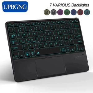 IPad 11th 2025 용 백라이트 키보드 Galaxy Tab S10 Bluetooth 키보드 용 11 인치 A16 Air 13 Air11 M3 2025 Pro 11 터치 키보드