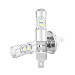 2Pcs H1 LED 자동차 헤드 라이트 2000Lm 12V 24V 100W 6000K 흰색 높은 낮은 빔 안개 램프 전구 슈퍼 밝은 운전 DRL 전구