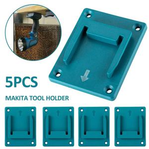Bosch18V 리튬 이온 배터리 도구 기계 드릴 홀더 슬롯 스탠드 (배터리 없음) 용 Makita 용 5Pcs 도구 마운트 보관 브래킷