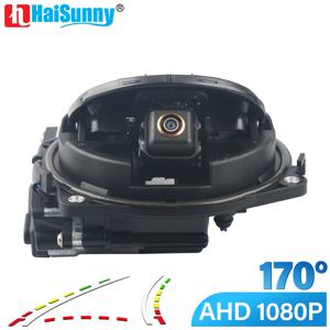 170 °   AHD 1080P 플립 OEM 엠블럼 로고 VW Passat B6 B7 B8 골프 6 골프 7 8 MK7 폴로 6R 6C CC T-ROC EOS 자동차 용 역방향 후면 카메라