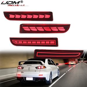 LED 범퍼 반사판 조명, 미쓰비시 랜서 Evo Evolution ASX Outlander 스포츠 RVR 다이나믹 턴 시그널 리어 테일 브레이크 램프