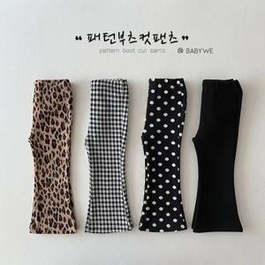 여자 가을과 겨울을위한 유행 플레어 바지 편안함 부드럽고 따뜻한 소재 디자인 적합한 어린 소녀 데일리웨어