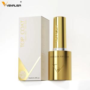 VENALISA 1Pcs 10/60ml 젤 베이스 탑 매트 코트 네일 폴란드어 샤인 TPO/HEMA 무료 오래 지속되는 LED UV DIY 살롱 매니큐어 여성용