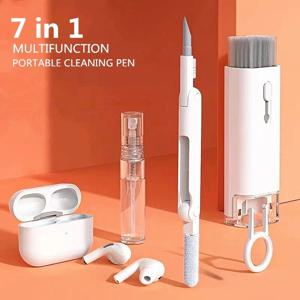 7-in-1 키보드 청소 브러시 ​​키트 이어폰 AirPods 용 청소 펜 iPhone 청소 도구 컴퓨터 클리너 키트 Keycap Puller