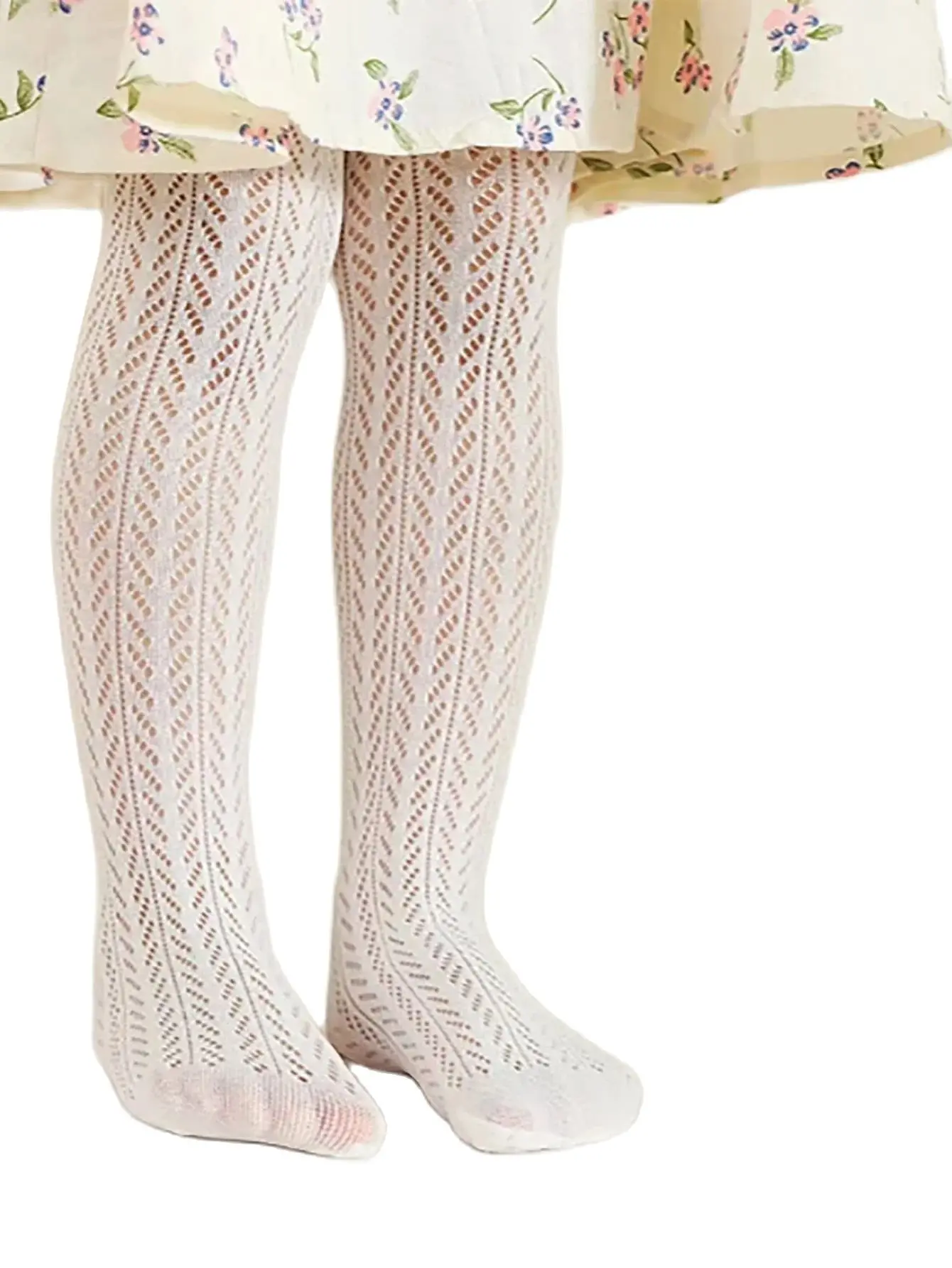 1 쌍 어린이 여름 메쉬 얇은 그물 스타킹 아기 소녀 1-12Y 어린이를위한 귀여운 빈티지 한국어 Fishnet 로리타 스타킹 팬티 스타킹