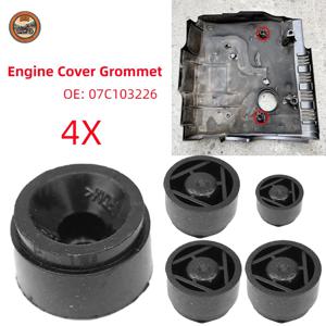 4PCS 자동차 엔진 커버 고무 부싱 그로멧 클립 07C103226 아우디 폭스 바겐 골프 좌석 Skoda A1 A3 A4 A5 A6 A7 A8 Q3 Q5