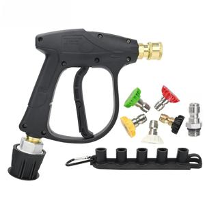 자동차 청소용 압력 와셔 Karcher Gun 퀵 커넥터 호스 자동 Nilfisk Parkside Bocsh 탄산 노즐 릴 Otto