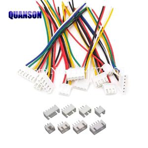 5 세트 JST XH2.54 피치 XH 2.54mm 2/3/4/5/6/7/8/9/10/12 핀 와이어 케이블 커넥터 남성 여성 플러그 소켓 20cm 와이어 길이 26AWG