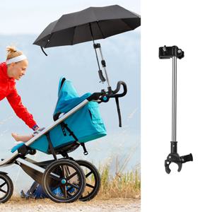 1pc 조정 가능한 우산 마운트 홀더, 휠체어, 워커, Rollator, 자전거, 유모차, 유모차에 우산 커넥터 홀더