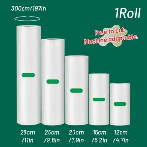 3M/롤 진공 밀봉 백 - 내구성, BPA 프리, 찢어짐 방지, 간편 절단. 수비드 요리, 식사 준비, 쇠고기 보관 및 주방용품에 이상적