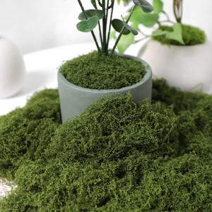 30/50/100g 인공 녹색 식물 이끼 잔디 홈 거실 정원 장식 미니 풍경 가짜 꽃 DIY 공예