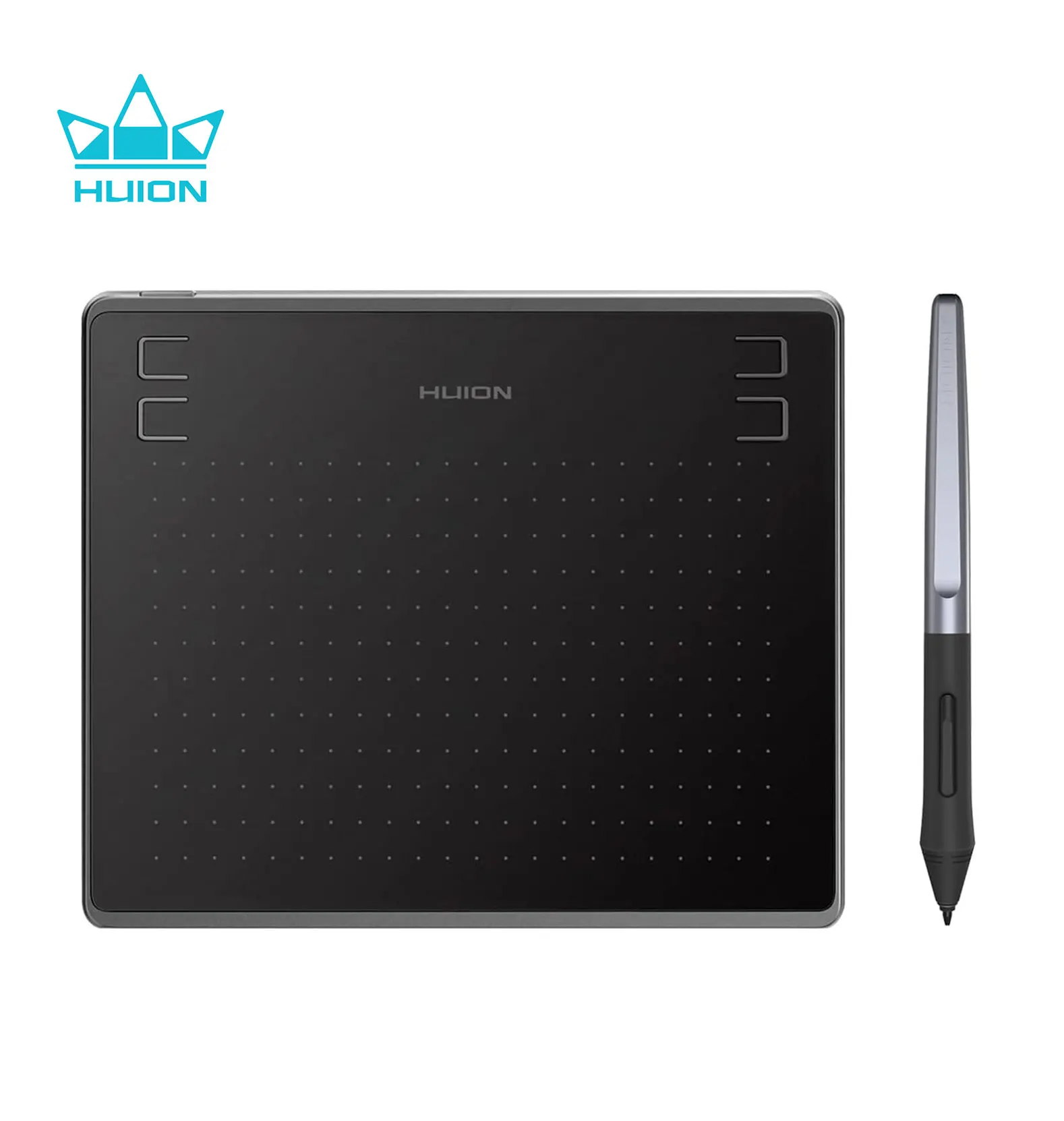 HUION HS64 그래픽 태블릿 6인치 드로잉 태블릿 디지털 펜 패드 필기 드로잉 보드 8192 스타일러스 (안드로이드, 윈도우, 맥 노트북용)