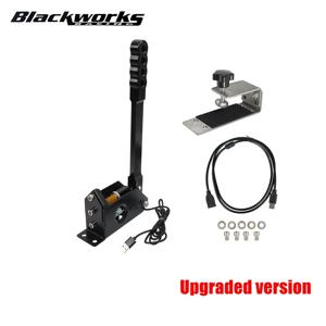 업그레이드 버전 PC USB SIM 핸드브레이크 (로지텍 레이싱 게임 G25 G27 G29 T300 T500 및 아세토 코르사 더티 2.0 4용 브래킷 포함)