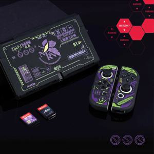 에반게리온 EVA 애니메이션 보호 커버 Nintendo Switch 2/NS OLED Joy-Con 분할 유형 실리콘 케이스 게임 콘솔 액세서리