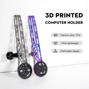 TOSEEK 티타늄 합금 3D 프린팅 자전거 컴퓨터 확장 브래킷 자전거 휴대폰 거치대 자전거 스탠드 와후 가민 마운트