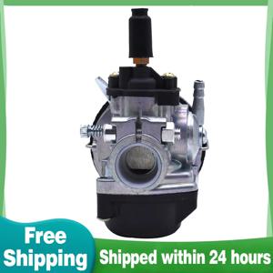 DELLORTO 14.12mm MOPED Carb Tomos Italian 14/12 Mopeds 및 기타 페드용 기화기 SHA 1412 메인 제트가 있는 에어 필터.