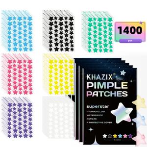 1400PCS 스타 여드름 패치, 얼굴 여드름 패치, 컨실러 패치, 여드름 패치, 초박형 및 통기성